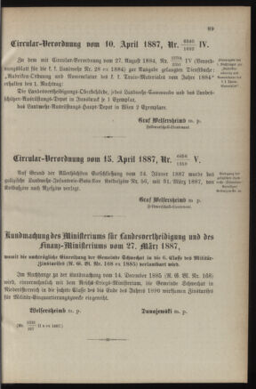 Verordnungsblatt für die Kaiserlich-Königliche Landwehr 18870428 Seite: 7