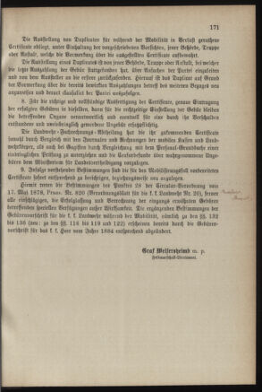 Verordnungsblatt für die Kaiserlich-Königliche Landwehr 18870805 Seite: 5