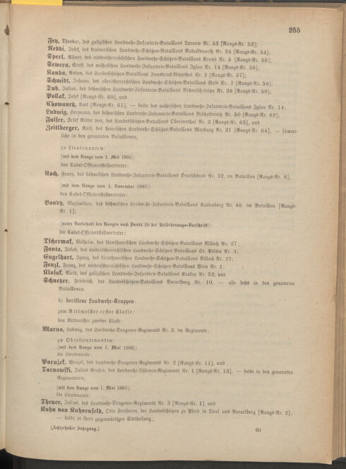 Verordnungsblatt für die Kaiserlich-Königliche Landwehr 18871029 Seite: 15