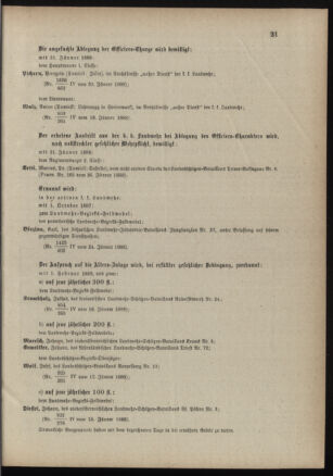 Verordnungsblatt für die Kaiserlich-Königliche Landwehr 18880201 Seite: 3