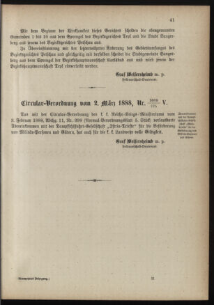 Verordnungsblatt für die Kaiserlich-Königliche Landwehr 18880317 Seite: 5