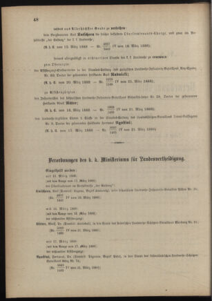 Verordnungsblatt für die Kaiserlich-Königliche Landwehr 18880329 Seite: 6