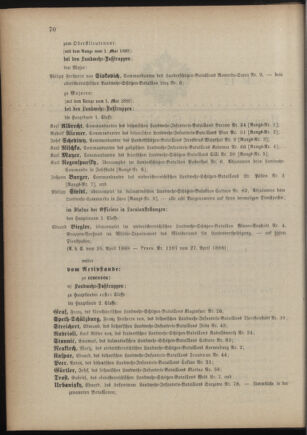 Verordnungsblatt für die Kaiserlich-Königliche Landwehr 18880428 Seite: 6