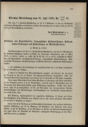 Verordnungsblatt für die Kaiserlich-Königliche Landwehr 18880731 Seite: 5