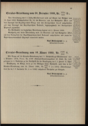 Verordnungsblatt für die Kaiserlich-Königliche Landwehr 18890114 Seite: 7