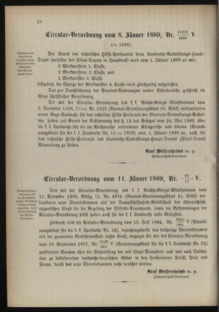 Verordnungsblatt für die Kaiserlich-Königliche Landwehr 18890131 Seite: 4