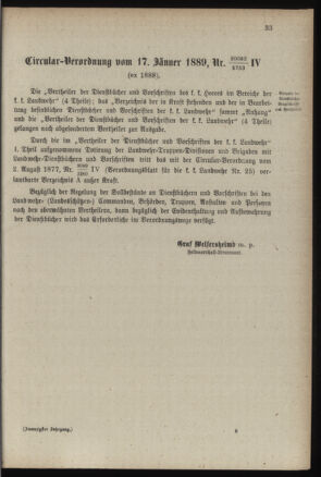 Verordnungsblatt für die Kaiserlich-Königliche Landwehr 18890220 Seite: 5