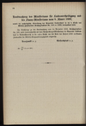 Verordnungsblatt für die Kaiserlich-Königliche Landwehr 18890220 Seite: 6