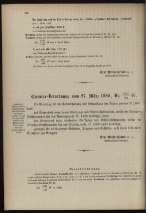 Verordnungsblatt für die Kaiserlich-Königliche Landwehr 18890411 Seite: 4