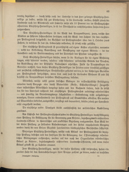 Verordnungsblatt für die Kaiserlich-Königliche Landwehr 18890420 Seite: 9