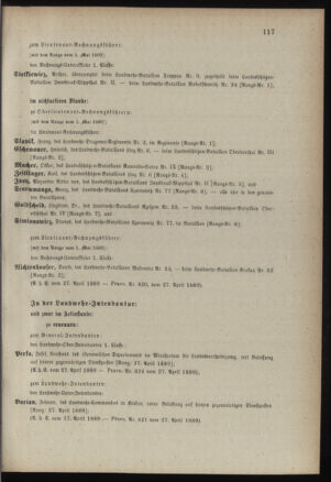 Verordnungsblatt für die Kaiserlich-Königliche Landwehr 18890428 Seite: 17