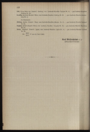 Verordnungsblatt für die Kaiserlich-Königliche Landwehr 18890428 Seite: 22