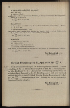 Verordnungsblatt für die Kaiserlich-Königliche Landwehr 18890428 Seite: 4