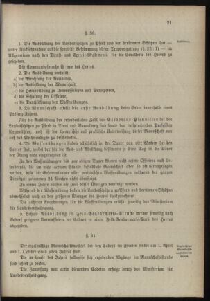 Verordnungsblatt für die Kaiserlich-Königliche Landwehr 18890615 Seite: 101