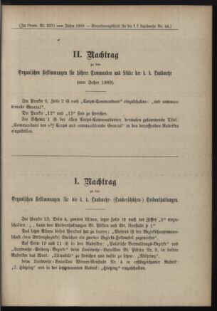 Verordnungsblatt für die Kaiserlich-Königliche Landwehr 18890615 Seite: 145