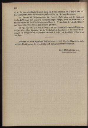 Verordnungsblatt für die Kaiserlich-Königliche Landwehr 18890615 Seite: 20