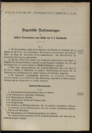 Verordnungsblatt für die Kaiserlich-Königliche Landwehr 18890615 Seite: 45