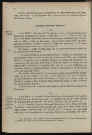 Verordnungsblatt für die Kaiserlich-Königliche Landwehr 18890615 Seite: 46