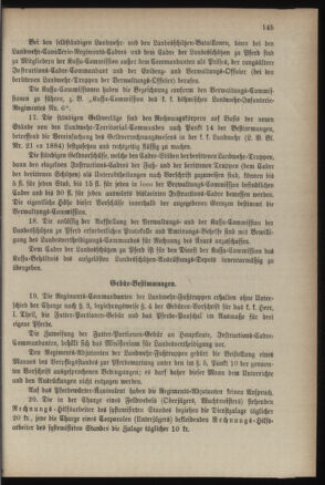 Verordnungsblatt für die Kaiserlich-Königliche Landwehr 18890615 Seite: 5