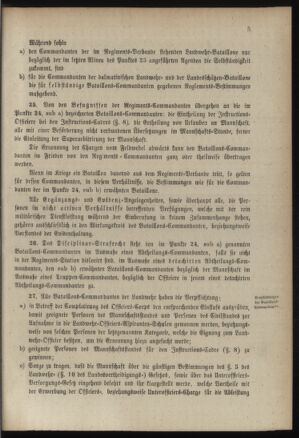 Verordnungsblatt für die Kaiserlich-Königliche Landwehr 18890615 Seite: 63