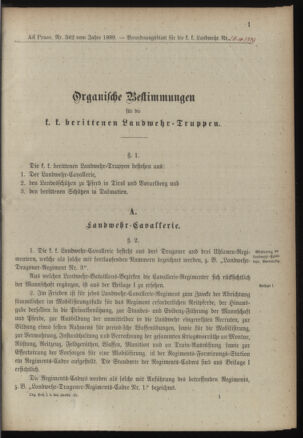 Verordnungsblatt für die Kaiserlich-Königliche Landwehr 18890615 Seite: 81