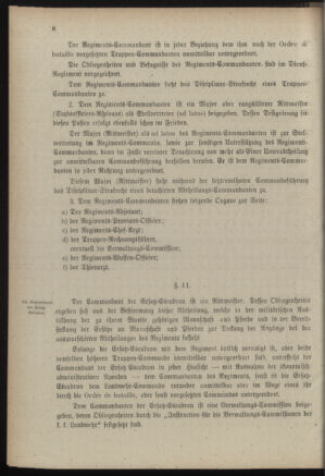 Verordnungsblatt für die Kaiserlich-Königliche Landwehr 18890615 Seite: 88