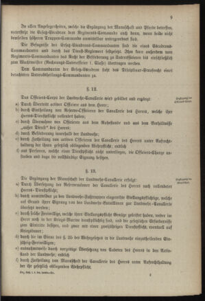 Verordnungsblatt für die Kaiserlich-Königliche Landwehr 18890615 Seite: 89