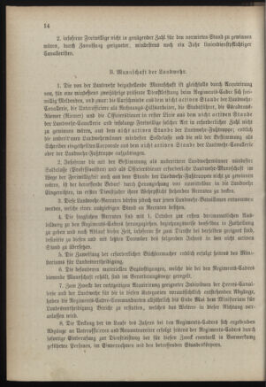 Verordnungsblatt für die Kaiserlich-Königliche Landwehr 18890615 Seite: 94