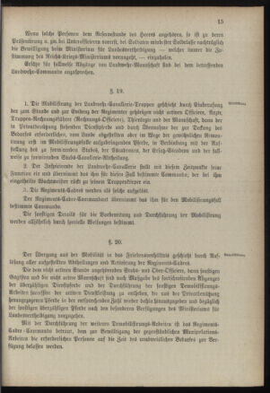 Verordnungsblatt für die Kaiserlich-Königliche Landwehr 18890615 Seite: 95