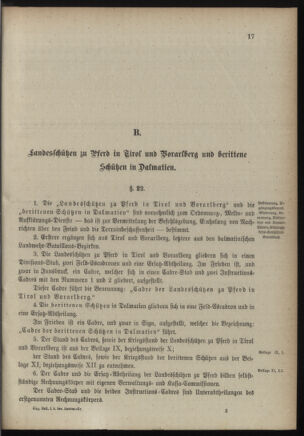 Verordnungsblatt für die Kaiserlich-Königliche Landwehr 18890615 Seite: 97