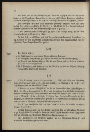 Verordnungsblatt für die Kaiserlich-Königliche Landwehr 18890615 Seite: 98