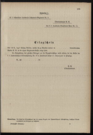 Verordnungsblatt für die Kaiserlich-Königliche Landwehr 18890711 Seite: 7