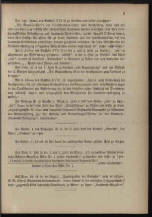 Verordnungsblatt für die Kaiserlich-Königliche Landwehr 18890907 Seite: 15