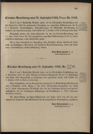 Verordnungsblatt für die Kaiserlich-Königliche Landwehr 18890928 Seite: 3