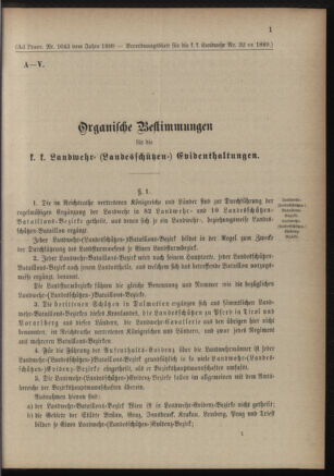 Verordnungsblatt für die Kaiserlich-Königliche Landwehr 18890928 Seite: 5