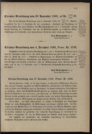 Verordnungsblatt für die Kaiserlich-Königliche Landwehr 18891211 Seite: 7