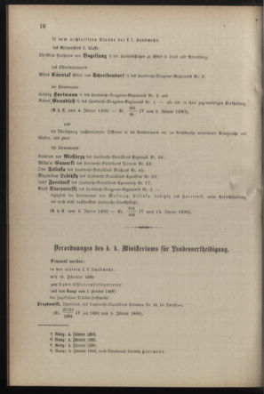 Verordnungsblatt für die Kaiserlich-Königliche Landwehr 18900117 Seite: 2