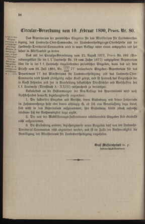 Verordnungsblatt für die Kaiserlich-Königliche Landwehr 18900225 Seite: 6