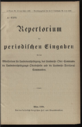 Verordnungsblatt für die Kaiserlich-Königliche Landwehr 18900225 Seite: 7