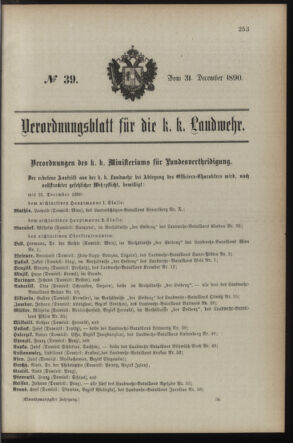 Verordnungsblatt für die Kaiserlich-Königliche Landwehr 18901231 Seite: 19