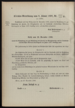 Verordnungsblatt für die Kaiserlich-Königliche Landwehr 18910112 Seite: 4