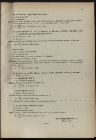 Verordnungsblatt für die Kaiserlich-Königliche Landwehr 18910121 Seite: 3