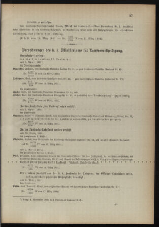 Verordnungsblatt für die Kaiserlich-Königliche Landwehr 18910323 Seite: 3