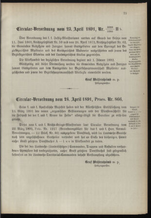 Verordnungsblatt für die Kaiserlich-Königliche Landwehr 18910502 Seite: 5