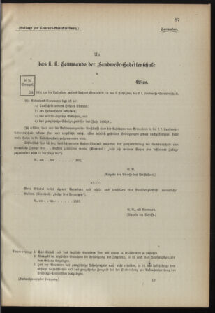 Verordnungsblatt für die Kaiserlich-Königliche Landwehr 18910522 Seite: 5