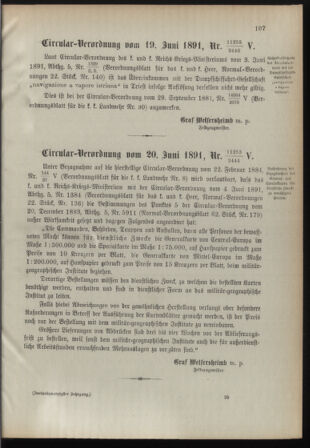 Verordnungsblatt für die Kaiserlich-Königliche Landwehr 18910627 Seite: 5