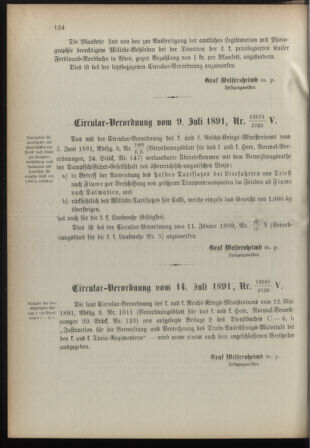 Verordnungsblatt für die Kaiserlich-Königliche Landwehr 18910728 Seite: 6