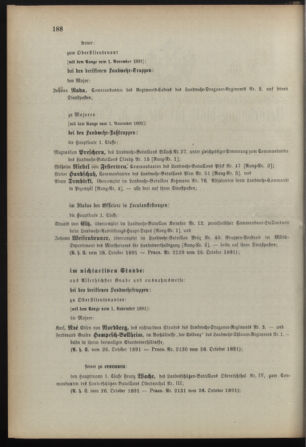 Verordnungsblatt für die Kaiserlich-Königliche Landwehr 18911027 Seite: 6