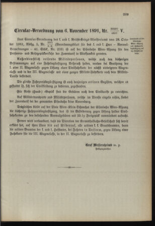 Verordnungsblatt für die Kaiserlich-Königliche Landwehr 18911112 Seite: 7