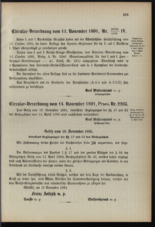 Verordnungsblatt für die Kaiserlich-Königliche Landwehr 18911125 Seite: 5